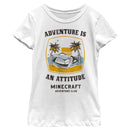 Girl's Minecraft Steve Adventure Club T-Shirt