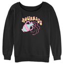 Junior's Lost Gods Zodiac Aquarius Pop Symbol Sweatshirt