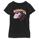 Girl's Lost Gods Zodiac Aquarius Pop Symbol T-Shirt