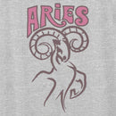 Women's Lost Gods Zodiac Aries Art Symbol T-Shirt