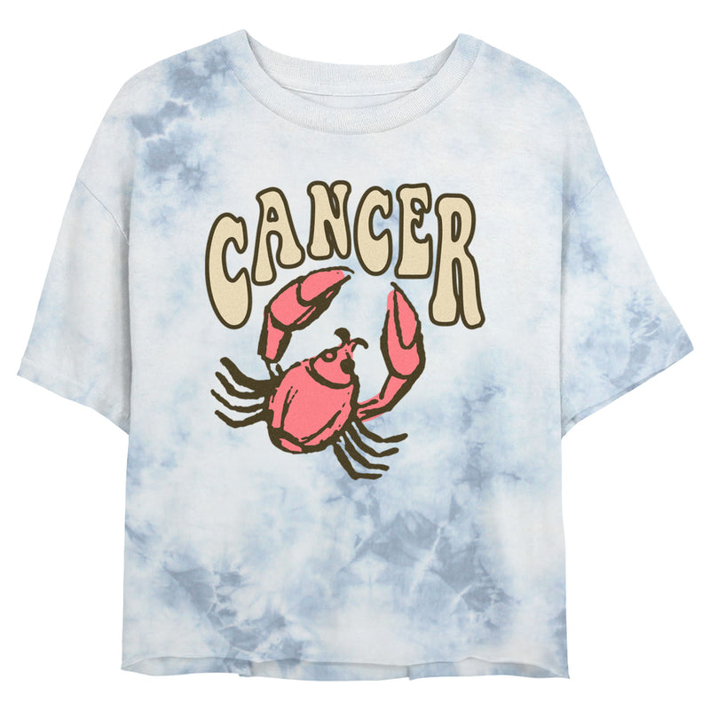 Junior's Lost Gods Zodiac Cancer Art Symbol T-Shirt