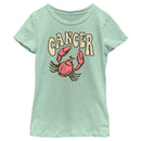 Girl's Lost Gods Zodiac Cancer Art Symbol T-Shirt