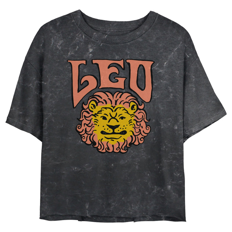 Junior's Lost Gods Zodiac Leo Art Symbol T-Shirt