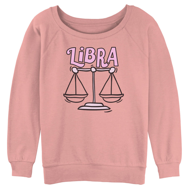 Junior's Lost Gods Zodiac Libra Art Symbol Sweatshirt