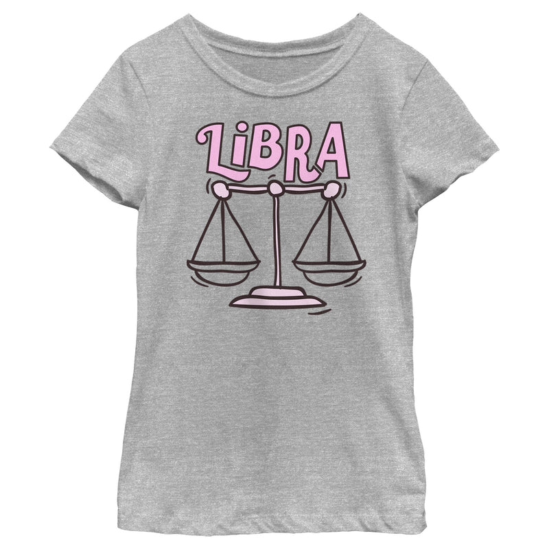 Girl's Lost Gods Zodiac Libra Art Symbol T-Shirt