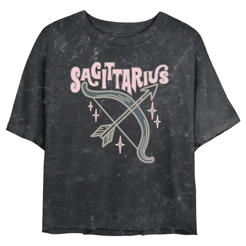 Junior's Lost Gods Zodiac Sagittarius Art Symbol T-Shirt