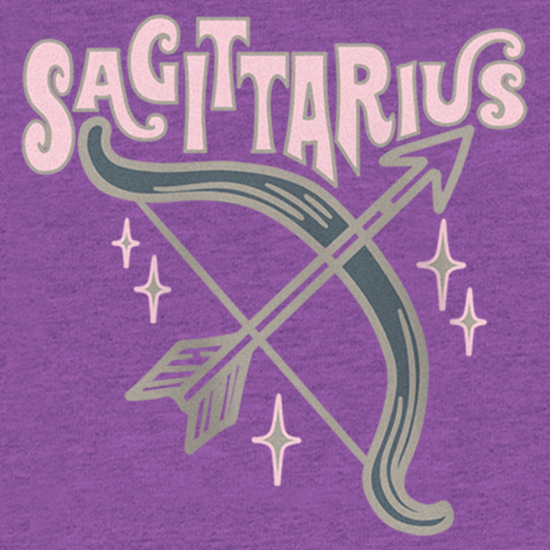 Girl's Lost Gods Zodiac Sagittarius Art Symbol T-Shirt