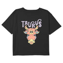 Girl's Lost Gods Zodiac Taurus Art Symbol T-Shirt