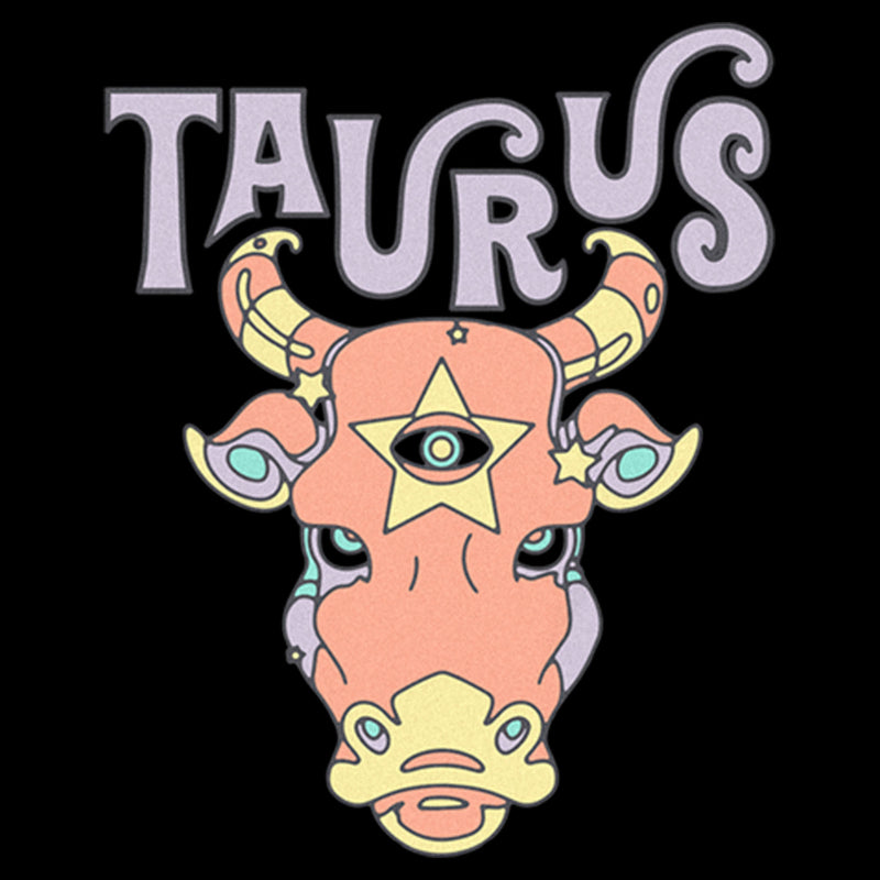 Girl's Lost Gods Zodiac Taurus Art Symbol T-Shirt