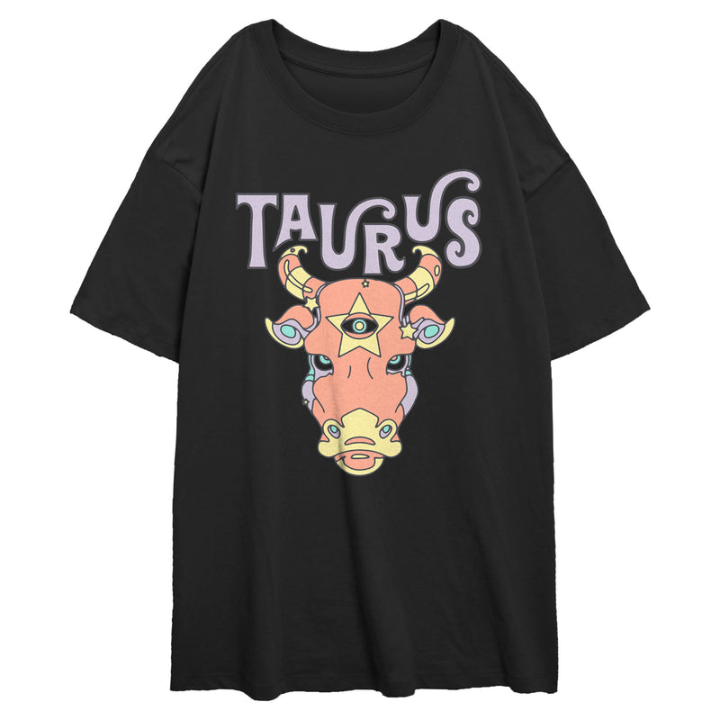 Junior's Lost Gods Taurus Bull Art Symbol T-Shirt