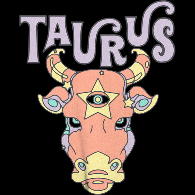 Junior's Lost Gods Taurus Bull Art Symbol T-Shirt