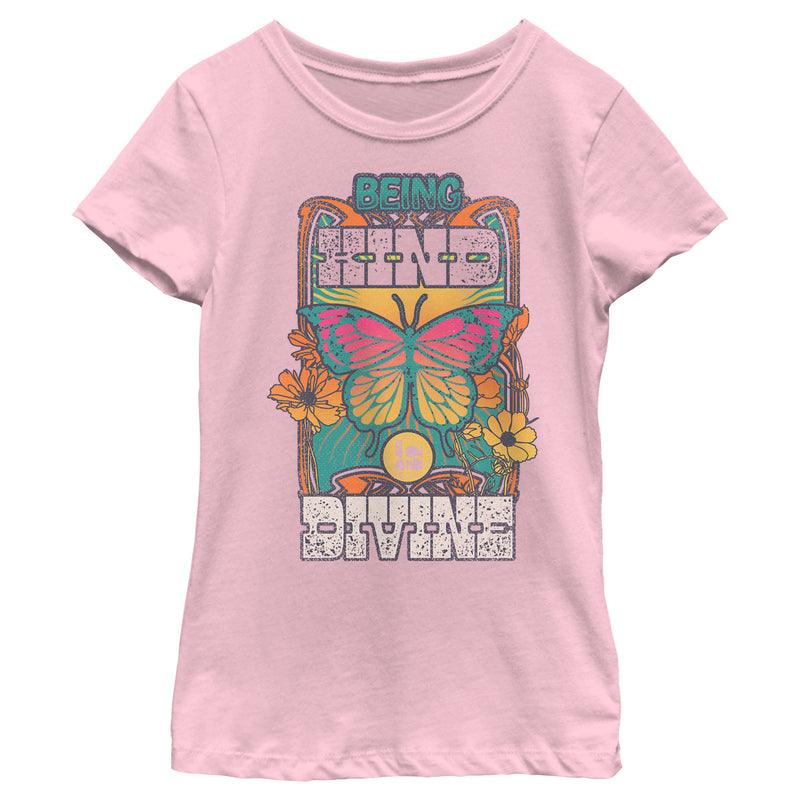 Girl's Lost Gods Being Kind Is Divine T-Shirt