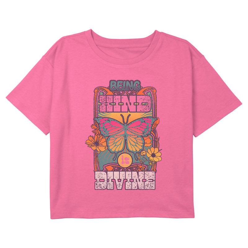 Girl's Lost Gods Being Kind Is Divine Boho T-Shirt