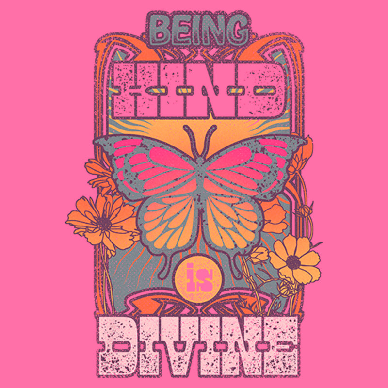 Girl's Lost Gods Being Kind Is Divine Boho T-Shirt