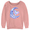 Junior's Lost Gods Airbrushed Half Crescent Moon Sweatshirt