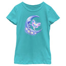 Girl's Lost Gods Airbrushed Half Crescent Moon T-Shirt