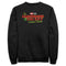 Men's Guardians of the Galaxy Holiday Special Red and Green Logo Sweatshirt