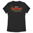 Women's Guardians of the Galaxy Holiday Special Red and Green Logo T-Shirt