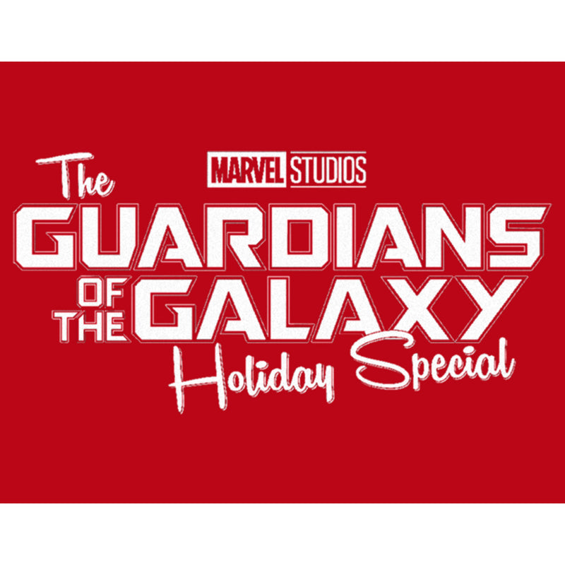 Men's Guardians of the Galaxy Holiday Special White Logo Sweatshirt