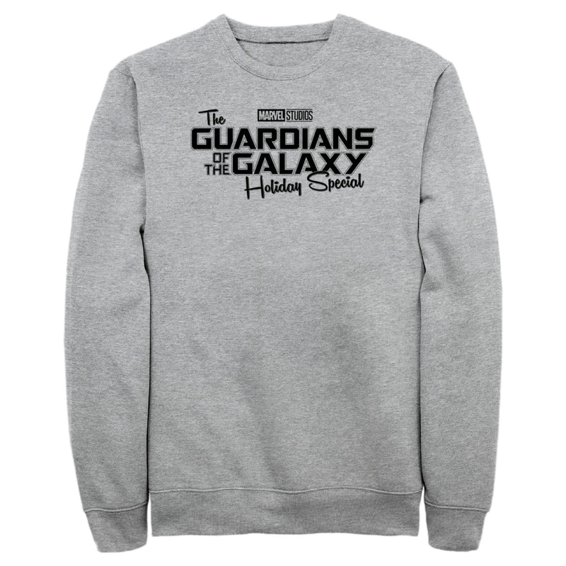 Men's Guardians of the Galaxy Holiday Special Black Logo Sweatshirt