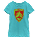 Girl's Guardians of the Galaxy Holiday Special Guardians Badge T-Shirt