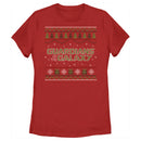 Women's Guardians of the Galaxy Holiday Special Christmas Sweater Print T-Shirt