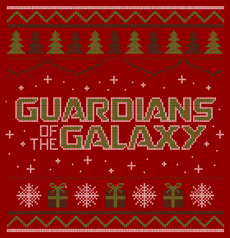 Women's Guardians of the Galaxy Holiday Special Christmas Sweater Print T-Shirt