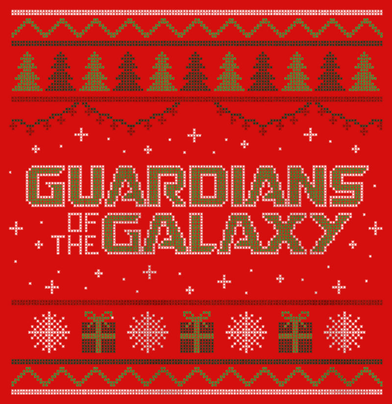 Girl's Guardians of the Galaxy Holiday Special Christmas Sweater Print T-Shirt