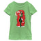 Girl's Guardians of the Galaxy Holiday Special Mantis Candy Cane Hug T-Shirt