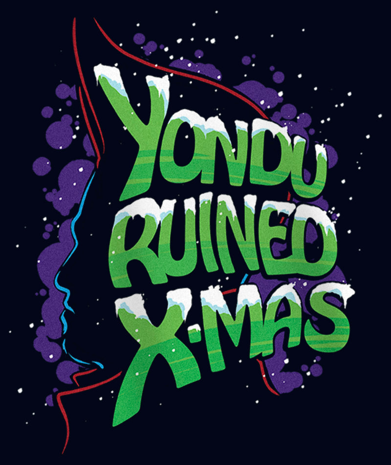 Girl's Guardians of the Galaxy Holiday Special Yondu Ruined X-Mas T-Shirt