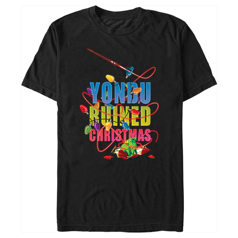 Men's Guardians of the Galaxy Holiday Special Yondu Ruined Christmas Lights T-Shirt