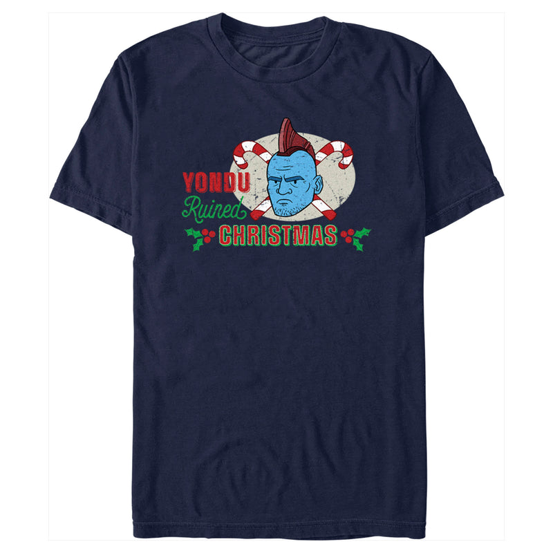 Men's Guardians of the Galaxy Holiday Special Yondu Ruined Christmas Animated T-Shirt