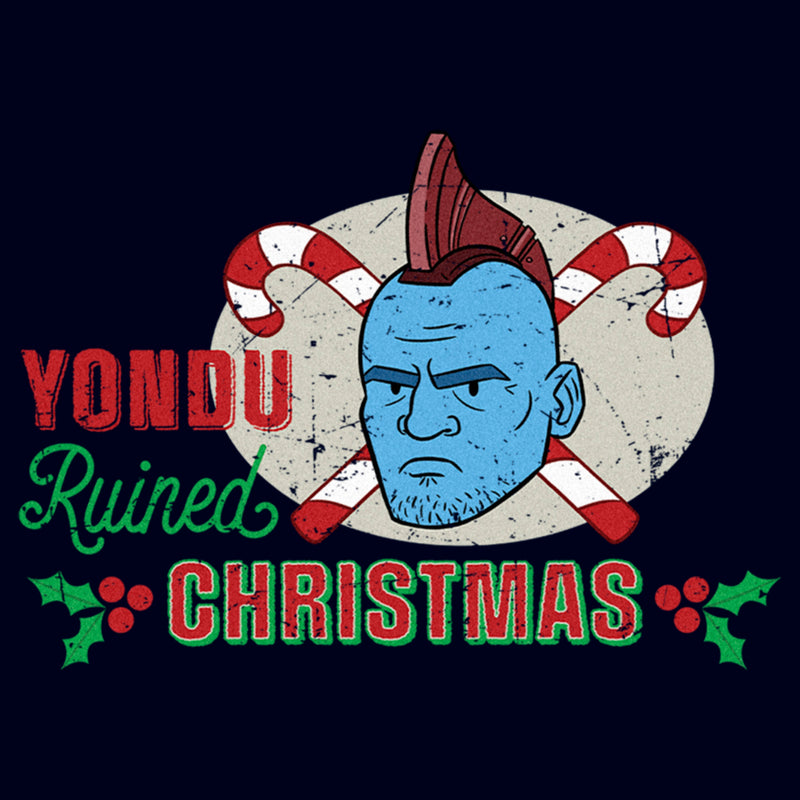 Men's Guardians of the Galaxy Holiday Special Yondu Ruined Christmas Animated T-Shirt