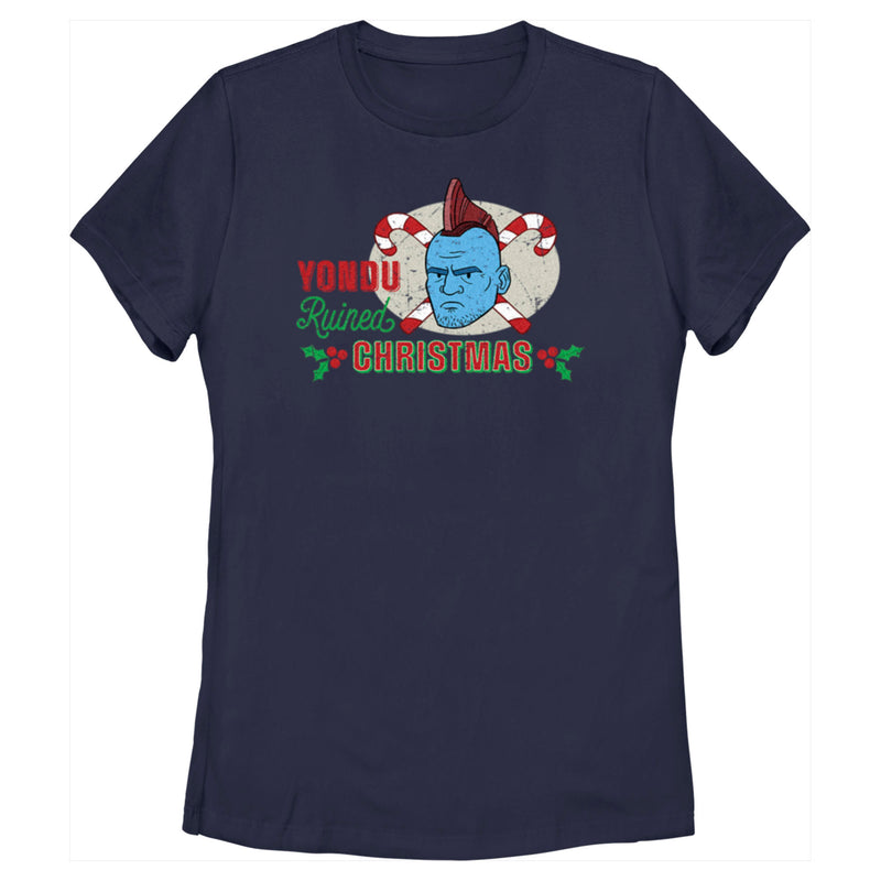 Women's Guardians of the Galaxy Holiday Special Yondu Ruined Christmas Animated T-Shirt