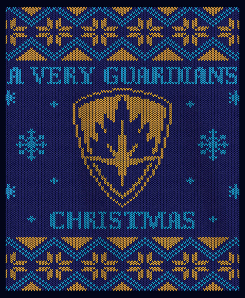 Girl's Guardians of the Galaxy Holiday Special Ugly Christmas Sweater T-Shirt