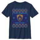 Boy's Guardians of the Galaxy Holiday Special Ugly Christmas Sweater T-Shirt