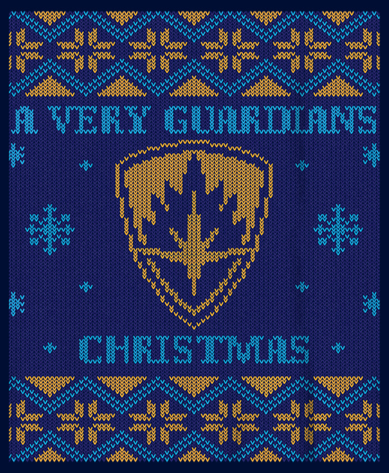 Boy's Guardians of the Galaxy Holiday Special Ugly Christmas Sweater T-Shirt