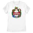 Women's Guardians of the Galaxy Holiday Special Season's Grootings Cute Characters T-Shirt