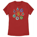 Women's Guardians of the Galaxy Holiday Special Character Ornaments T-Shirt