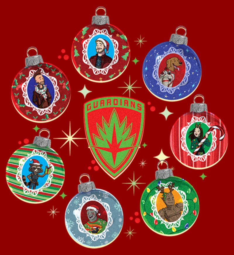 Women's Guardians of the Galaxy Holiday Special Character Ornaments T-Shirt