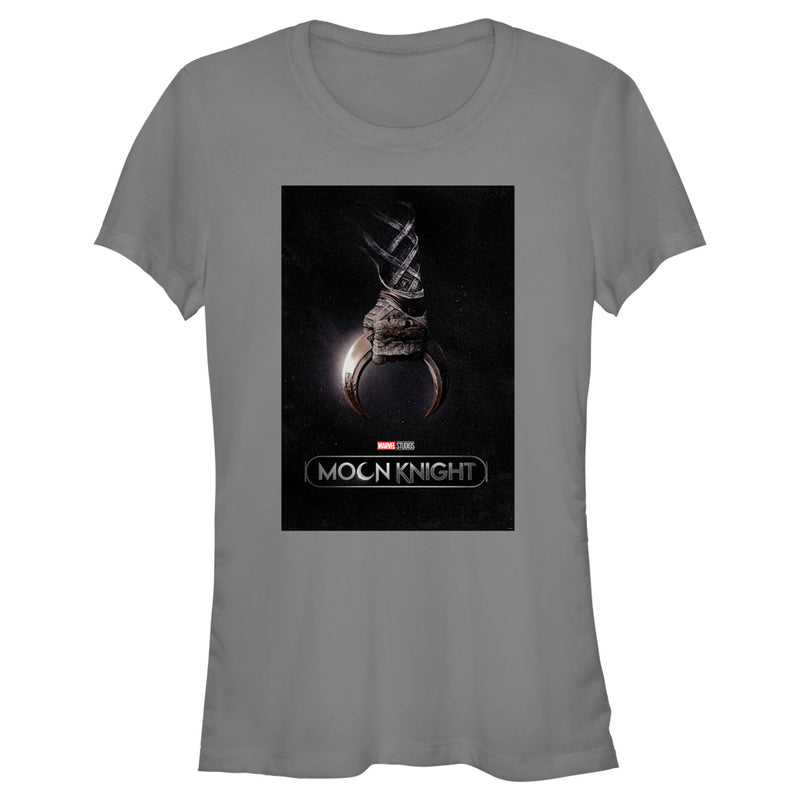 Junior's Marvel: Moon Knight Crescent Dart Poster T-Shirt