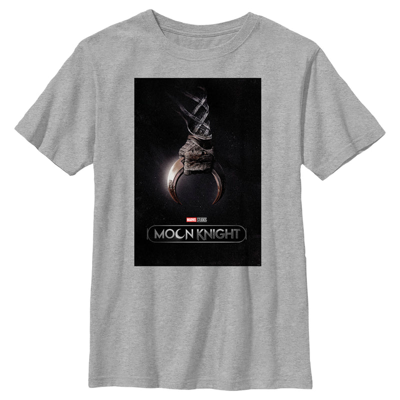 Boy's Marvel: Moon Knight Crescent Dart Poster T-Shirt