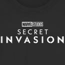 Junior's Marvel: Secret Invasion Black and White Logo T-Shirt