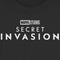 Junior's Marvel: Secret Invasion Black and White Logo T-Shirt