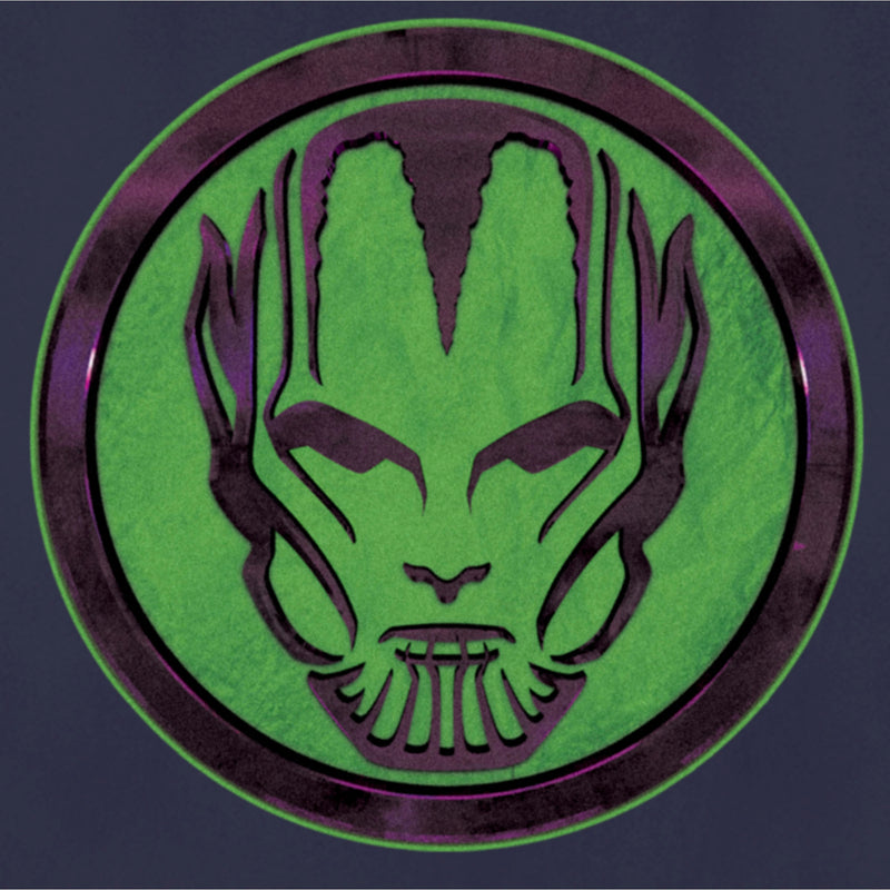 Women's Marvel: Secret Invasion Skrull Green and Purple Logo T-Shirt
