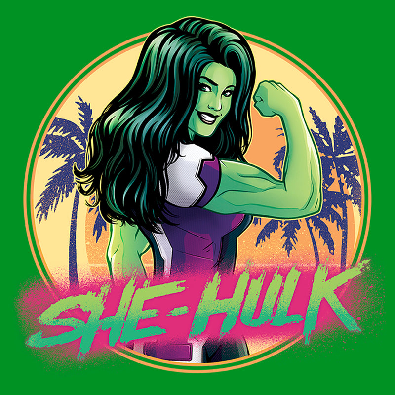 Boy's She-Hulk: Attorney at Law Hero at the Beach T-Shirt