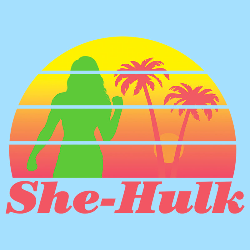 Men's She-Hulk: Attorney at Law Sunset Green Hero T-Shirt