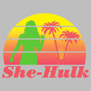 Junior's She-Hulk: Attorney at Law Sunset Green Hero T-Shirt