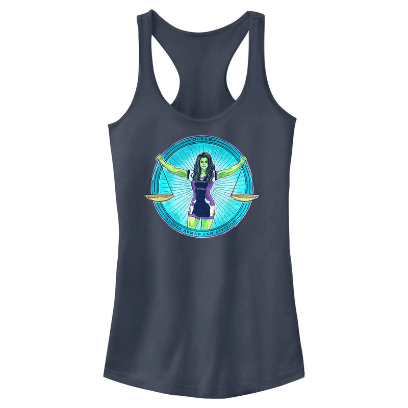 Junior's She-Hulk: Attorney at Law Super Human Law Division Racerback Tank Top