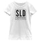 Girl's She-Hulk: Attorney at Law Black SLD Logo T-Shirt